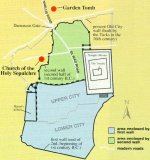 Church Of The Holy Sepulchre Map